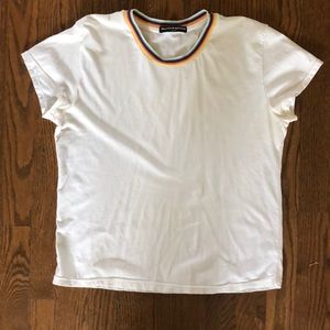 Raid bow collar white shirt